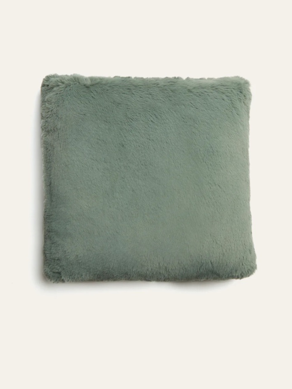 Unhide Soft Duck Egg Faux Fur Standard Pillow - Plush Comfort